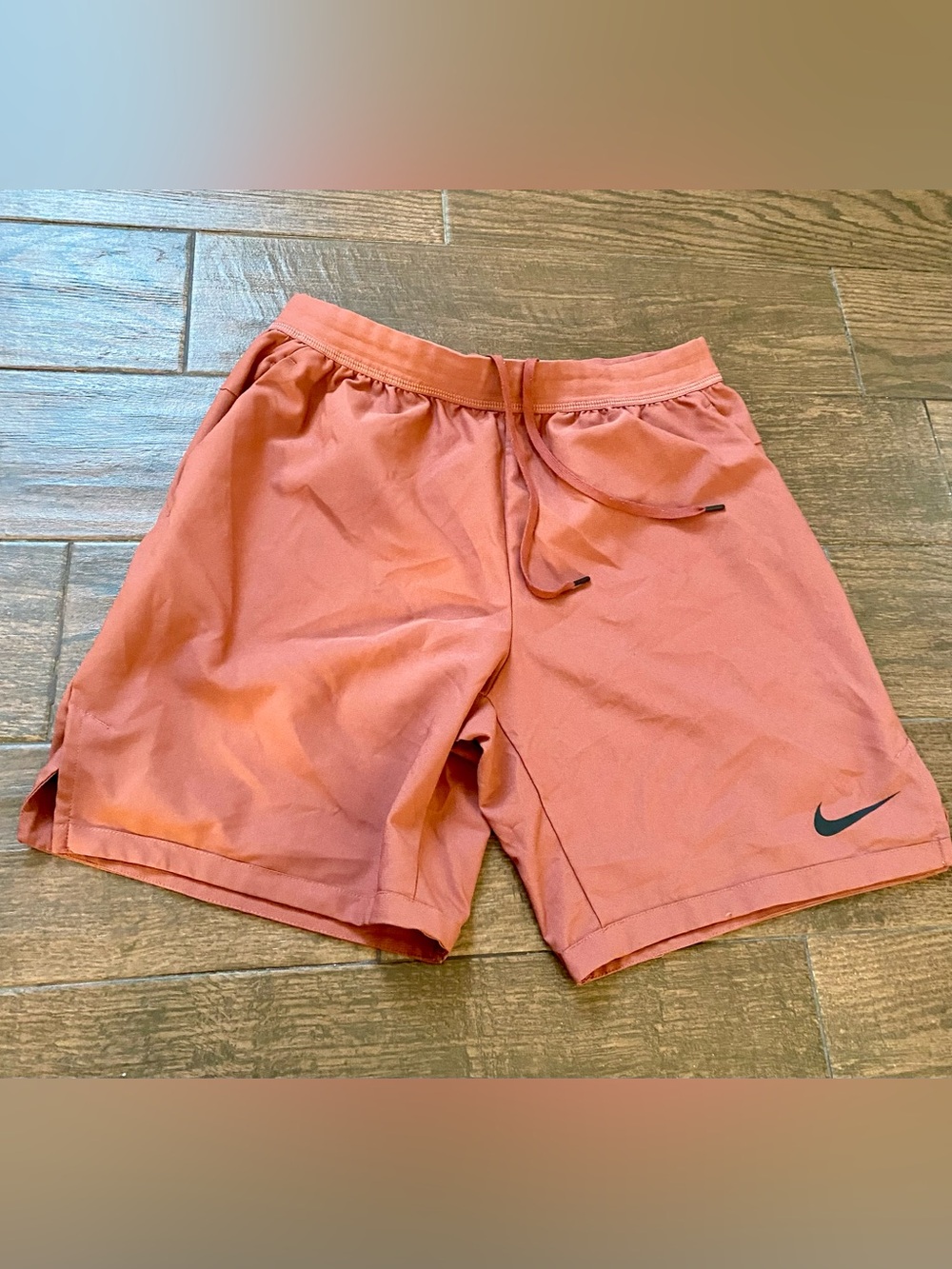 Nike Men’s Coral Athletic Shorts with Swoosh